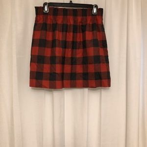J. Crew Wool Mini Skirt